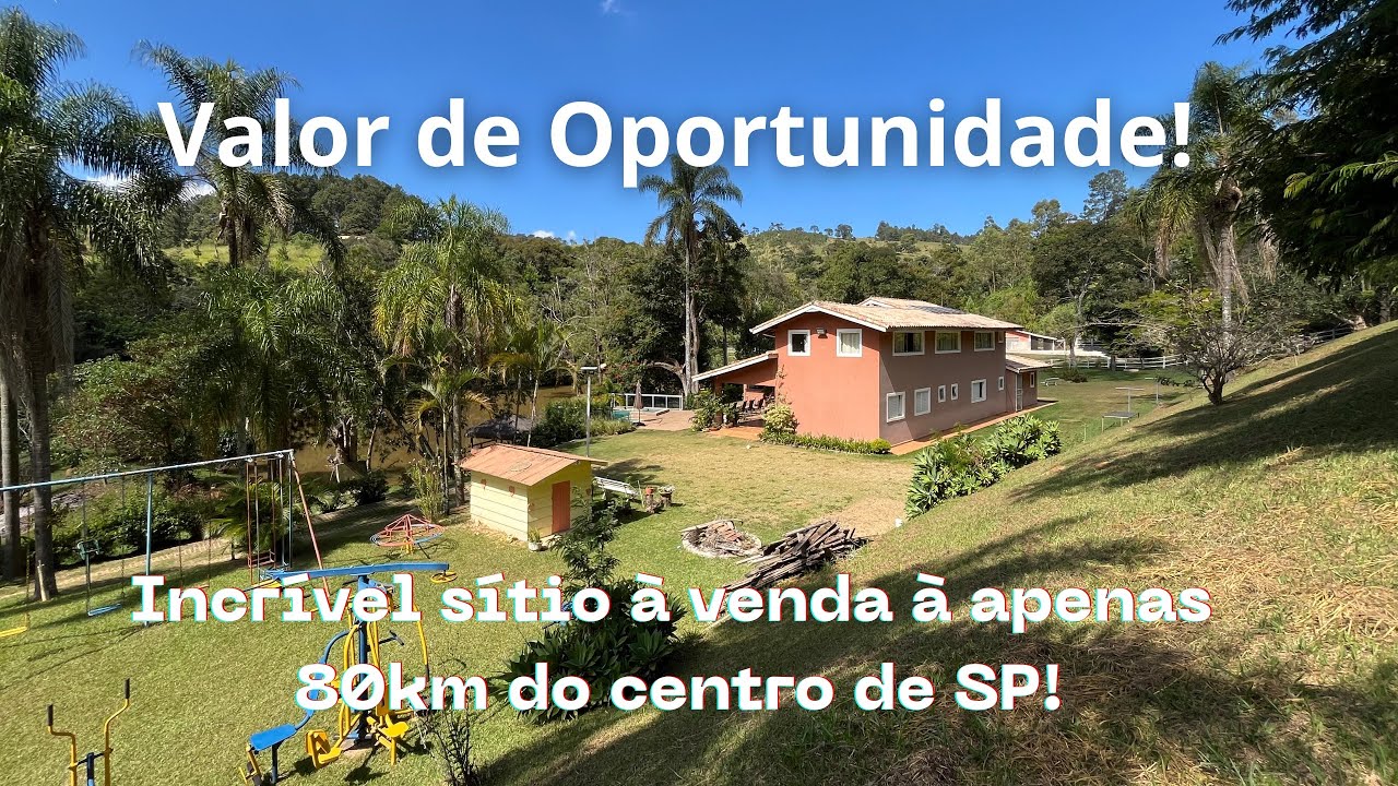 ‼️+ 1 imóvel vendido! Sitio em Nazaré Paulista, apenas 80km da Capital SP com VALOR DE OPORTUNIDADE!