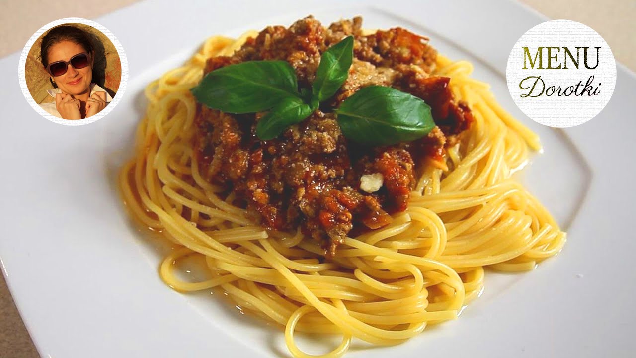Sos do spaghetti. Pomysł na szybki i smaczny obiad. MENU Dorotki.