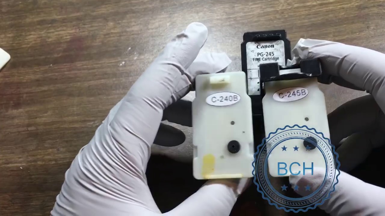 Простой способ сделать многоразовые бесщеточные картриджи Canon PG-240 PG-245 MG 2520