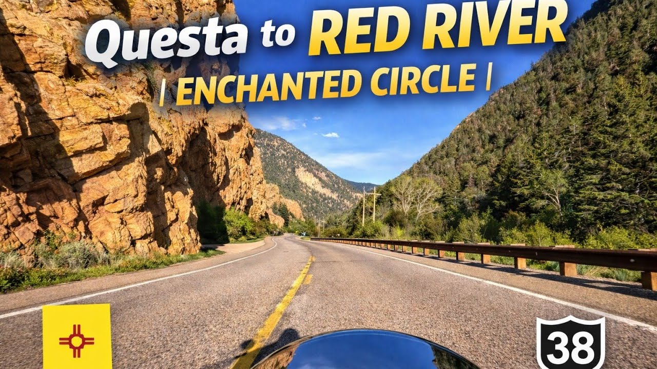 Scenic Mountain Pass: Questa → Red River 🌄 Minimal Edits