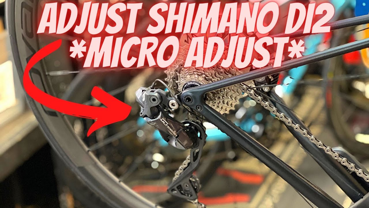 HOW TO ADJUST *MICRO ADJUST* ANY SHIMANO DI2 (ULTEGRA 8050/8070 DURA-ACE 9150/9170) EASY!!