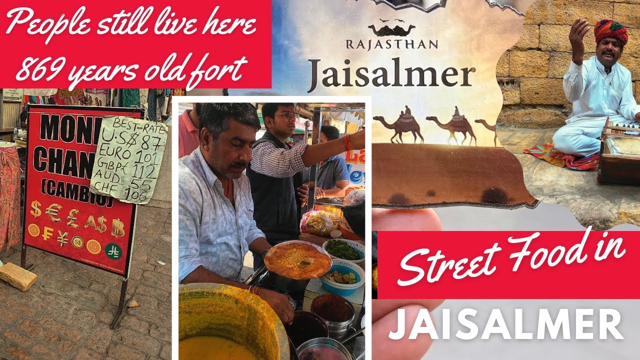 Jaisalmer Fort Street Walk & Exploring Local Food | Ep-5 Mumbai to Jaisalmer Trip