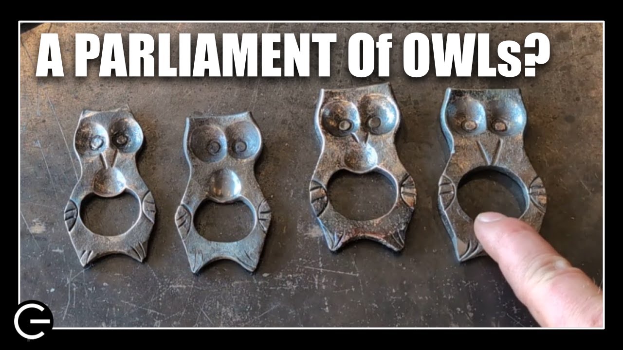 Forging an Owl Bottle Opener
