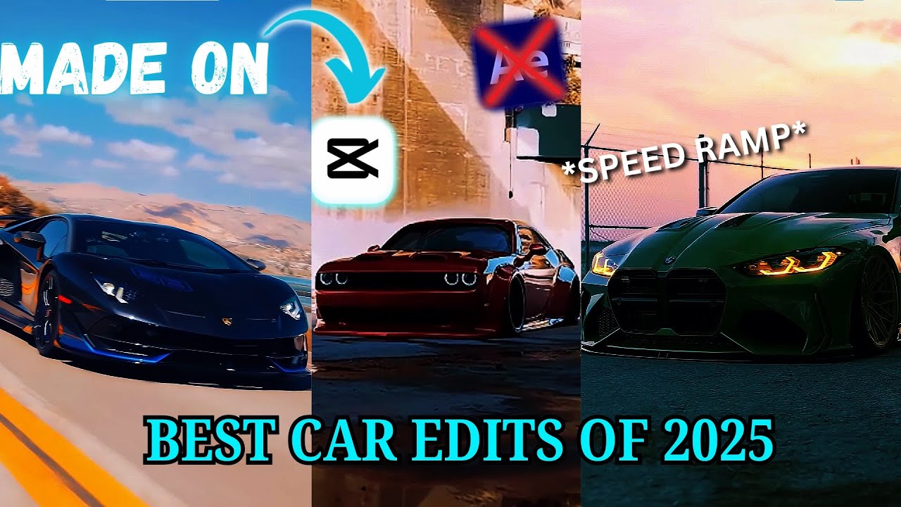 Best 4K CAPCUT Car Edits Of 2025 - COMPILATION PART 2 - Speed Ramp - Shake Edits -SABIH KA GARAGE