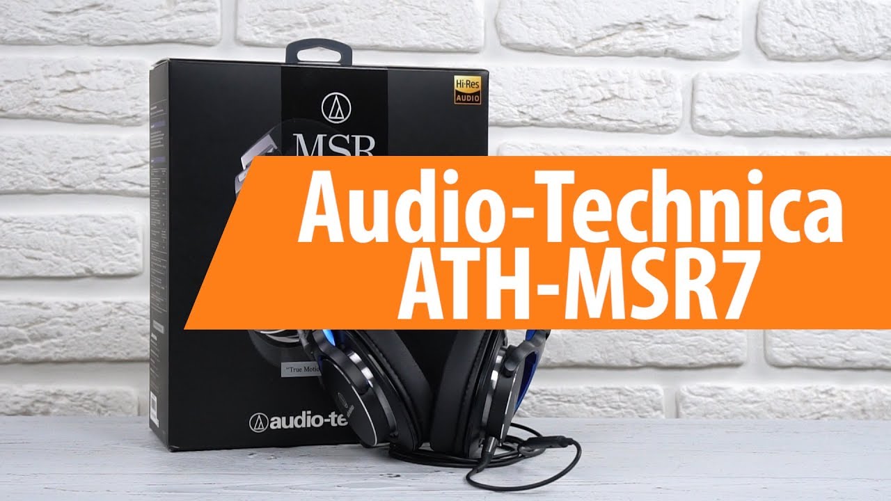 Распаковка Audio-Technica ATH-MSR7 / Unboxing Audio-Technica ATH-MSR7