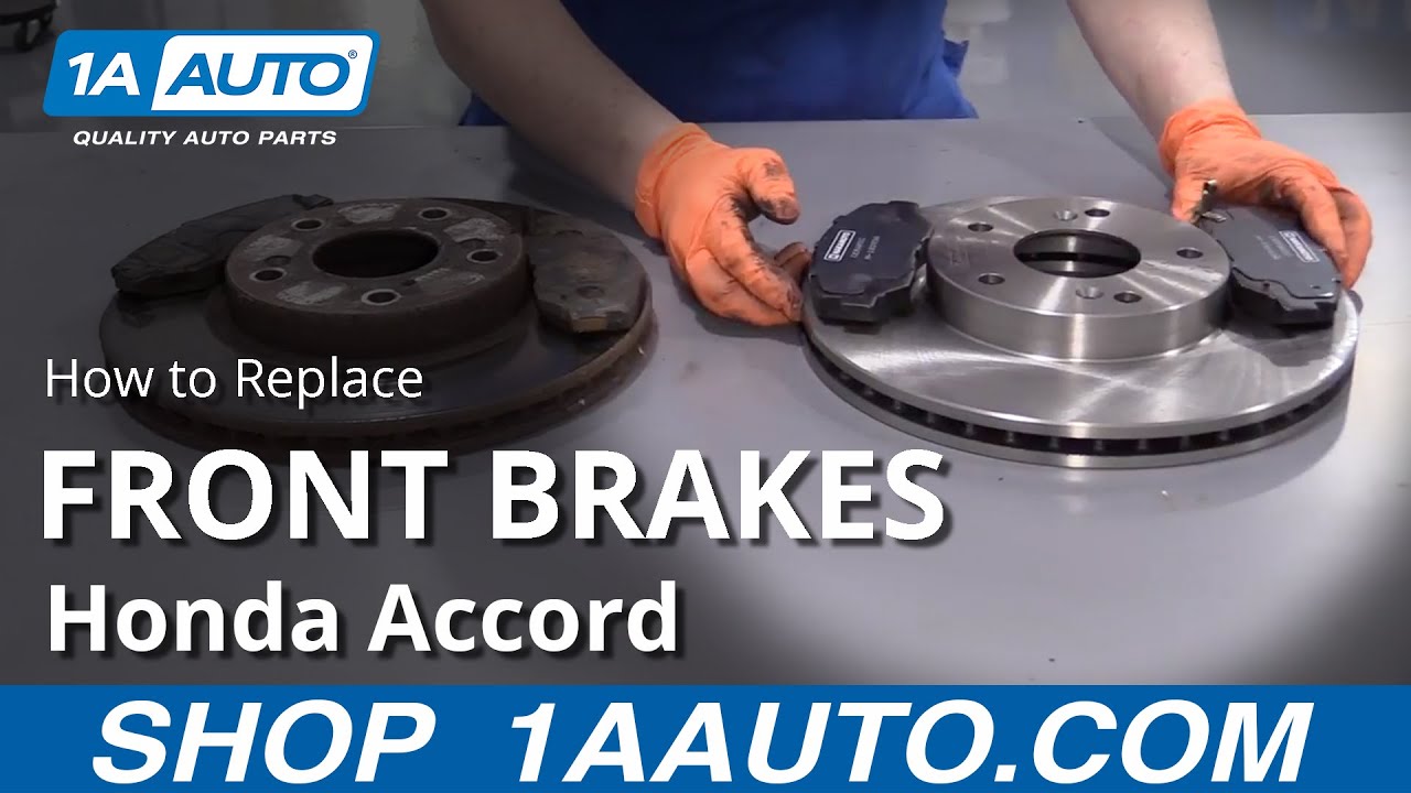 How to Replace Front Brakes 03-07 Honda Accord
