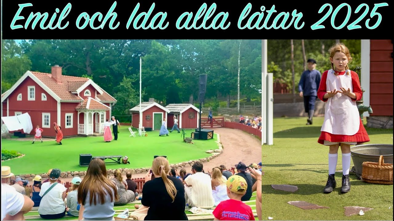 Emil och Ida i Lönneberga alla låtar på Astrid Lindgrens Värld 2025