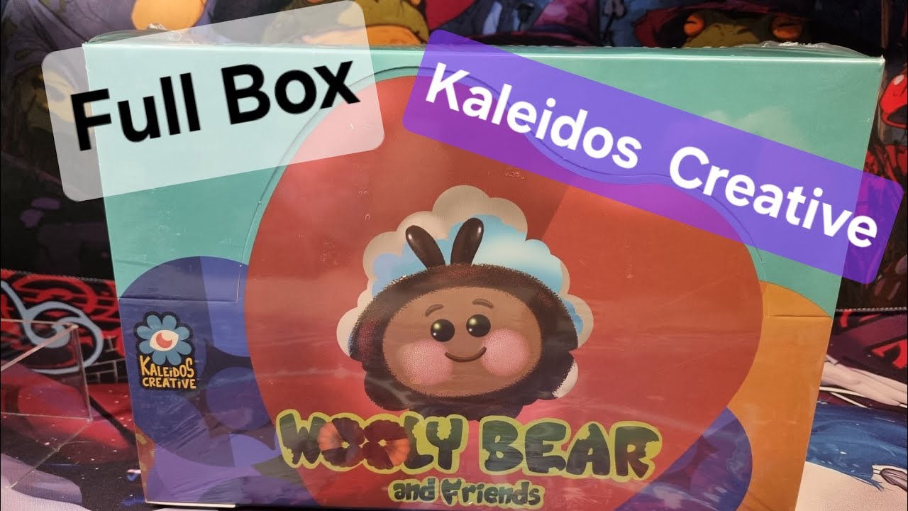 Full Blind Box Opening of Wooly Bear by Kaleidos Creative