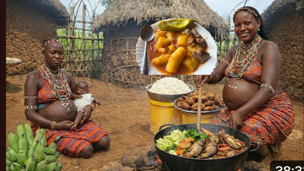 Preparing Authentic African dishes 😋🍲Simple but very healthy and yummy😋😋