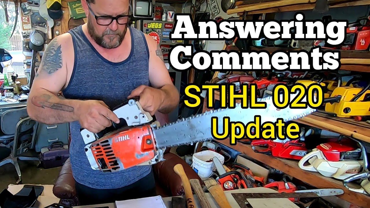 Reading Comments (Vintage Stihl 020 AV Super Update)