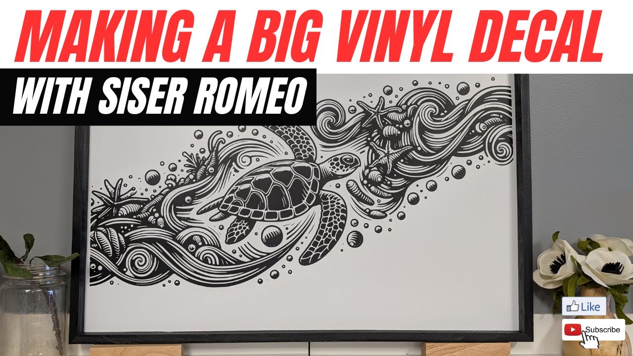 Behind the Scenes: Making a BIG Vinyl Decal with Siser Romeo
