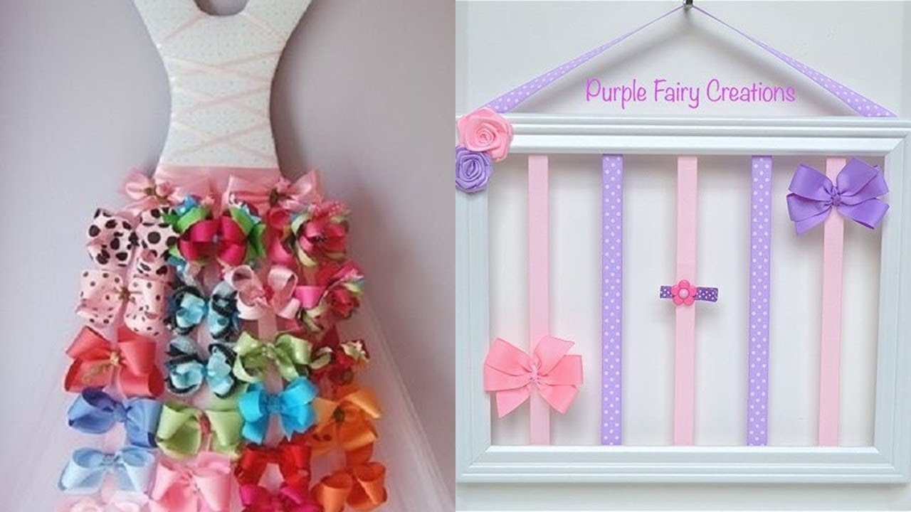 IDEAS DIY ORGANIZAR DIADEMAS DE NIÑAS/ORGANIZAR ACCESORIOS PARA EL PELO
