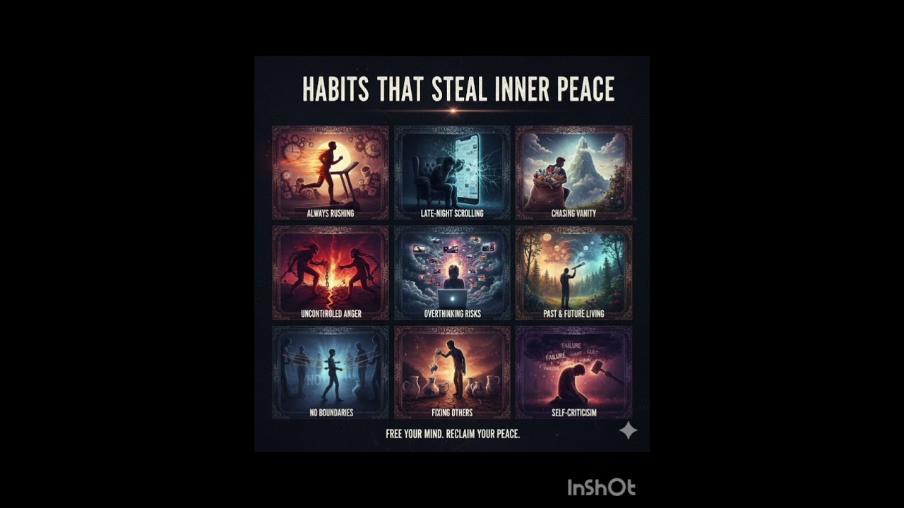 Analysis: Habits That Steal Inner Peace