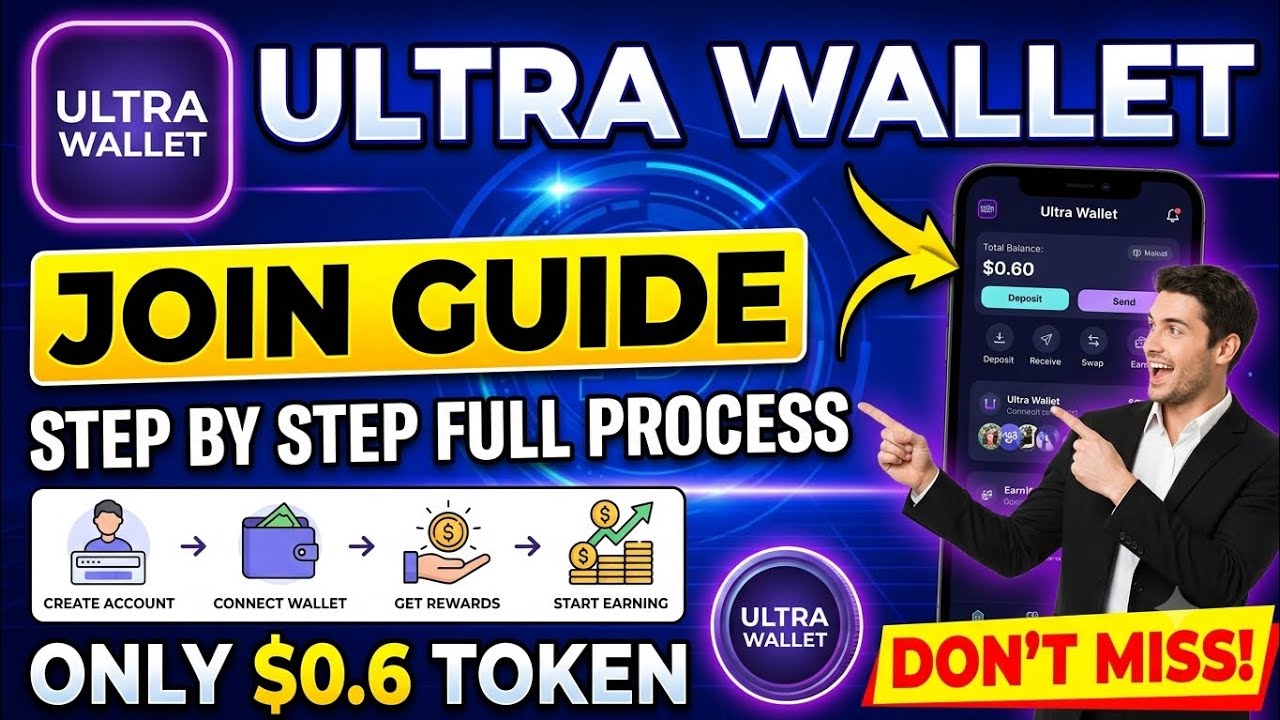 JOIN  ULTRA WALLET AIRDROP NOW... Cashout Free USDT.... DON'T MISS OUT 