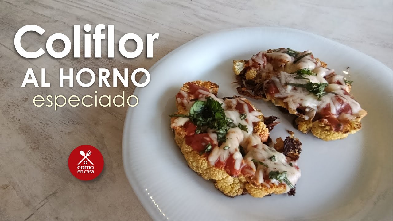 COLIFLOR AL HORNO ESPECIADO