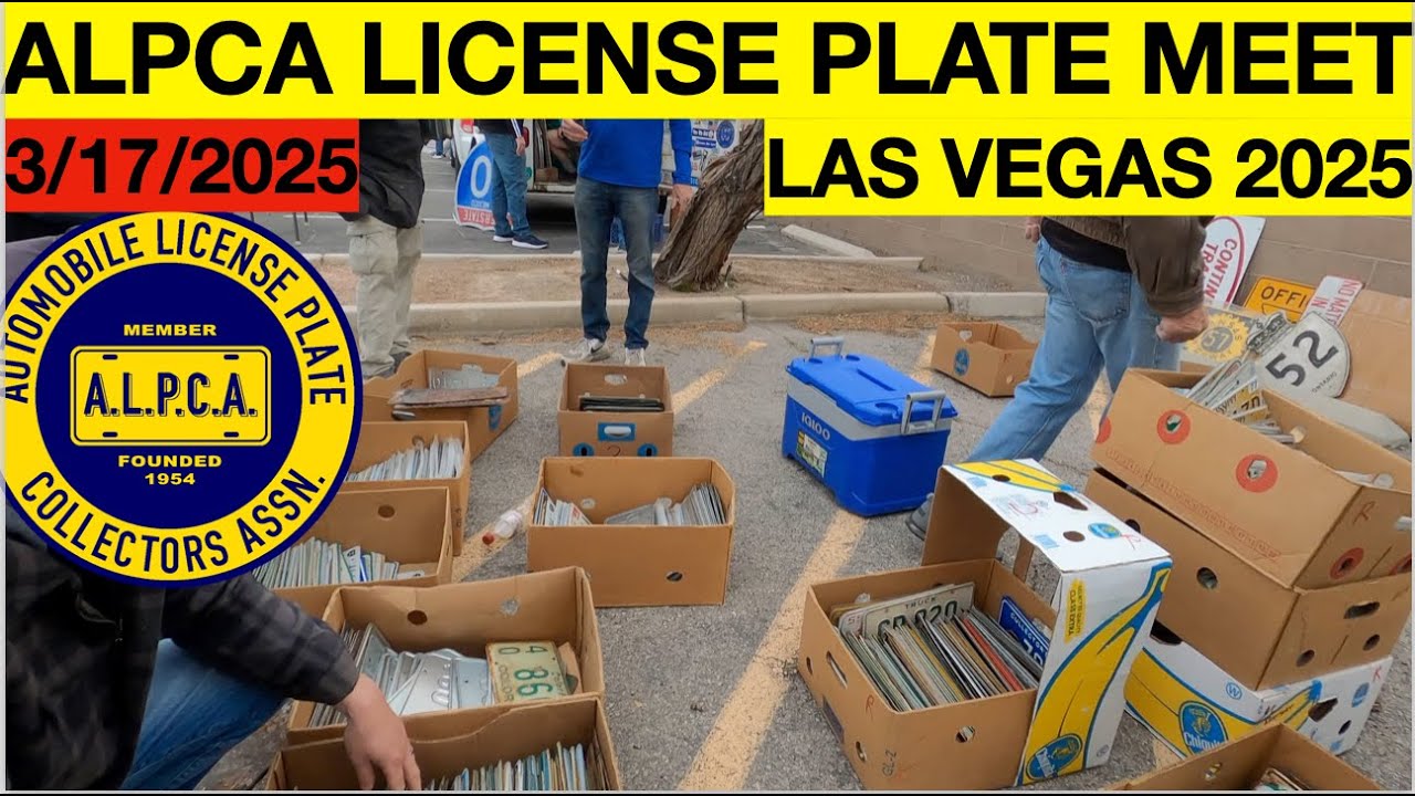 Las Vegas License Plate Meet 2025 Day 1