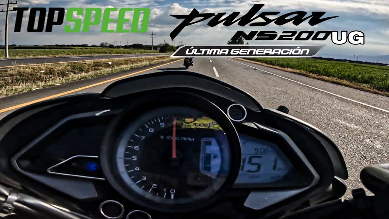 Nueva Pulsar NS200 UG Top speed (Velocidad M&aacute;xima) Vale la pena?🏍🚀