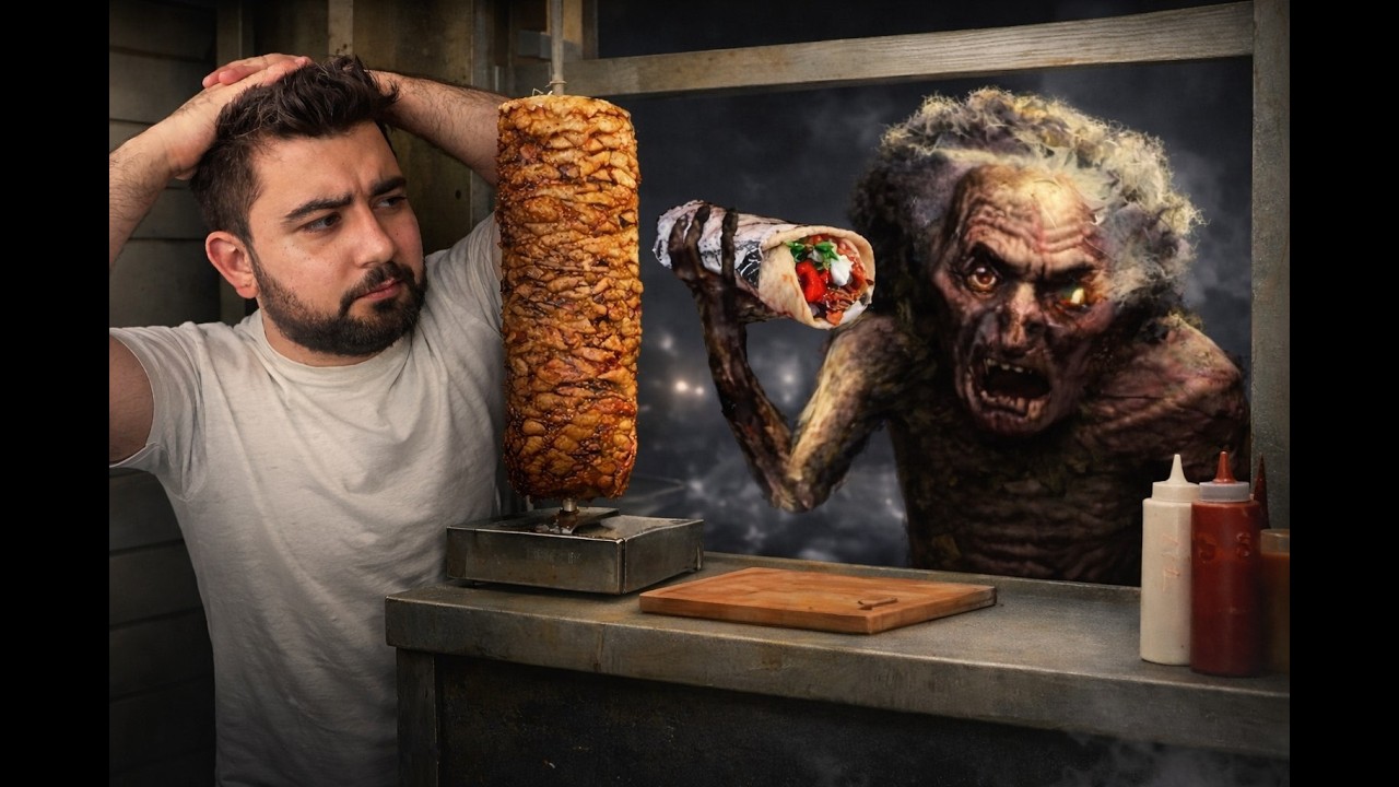 شتغلت بمطعم شاورما والزباين عم يحاولوا ياكلوني! | SHAWARMA KIOSK