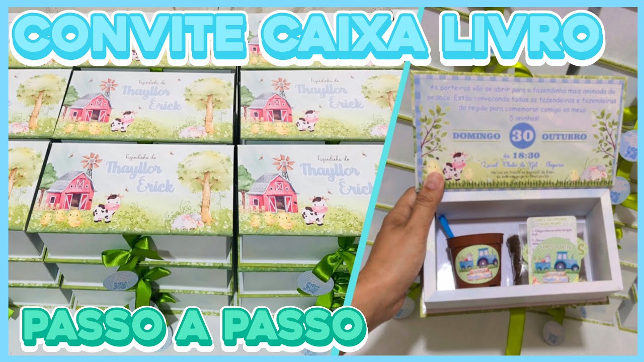 COMO FAZER CONVITE SEMI CARTONADO USANDO 1 PAPEL FOTOGRÁFICO 😍/ PARTE 10/ Roseane Souza #fazendinha
