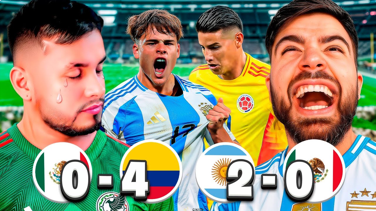 MÉXICO FUE HUMILLADO DOS VECES EN UN DÍA: 0-2 Y 0-4 POR CONMEBOL. DEBATE CON MEXICANO DOLIDO
