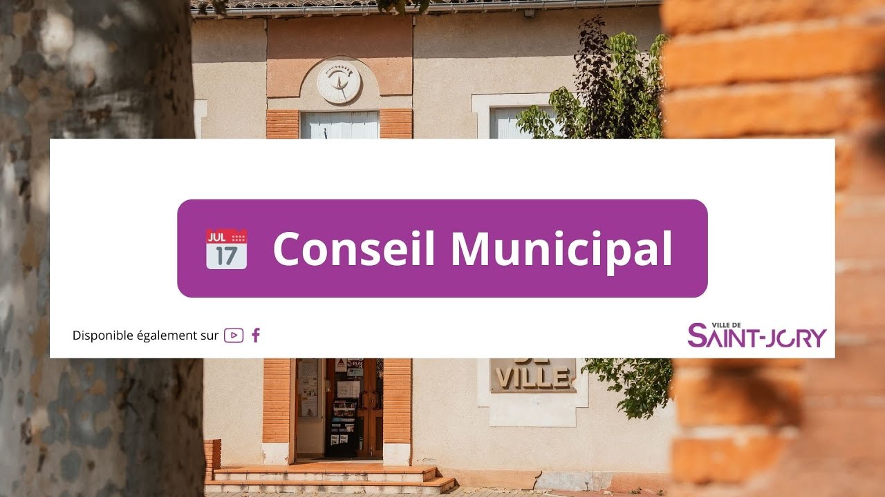 Conseil municipal - 22 octobre 2024 | Mairie de Saint-Jory