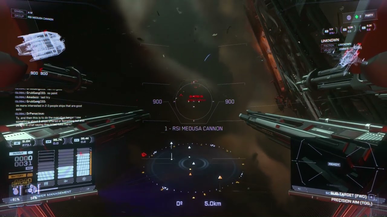 Star Citizen - Trying to Escape The Battle of Checkmate