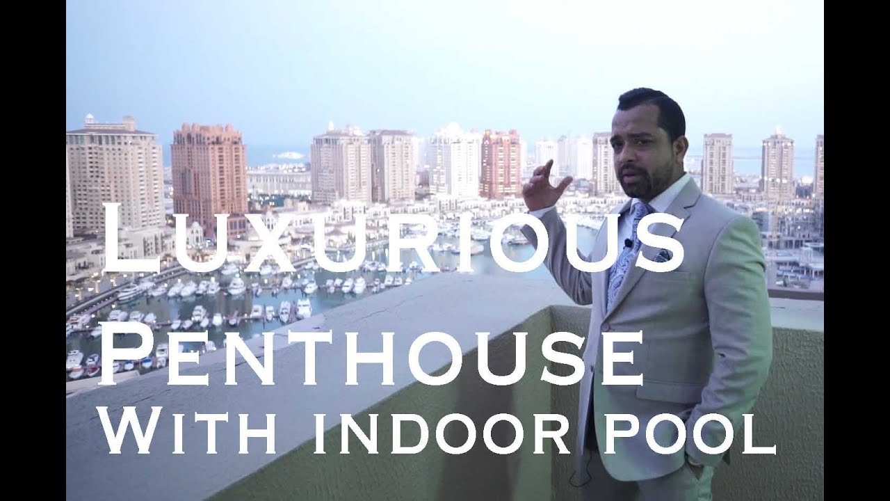 Penthouse With indoor pool , The Pearl, Porto Arabia