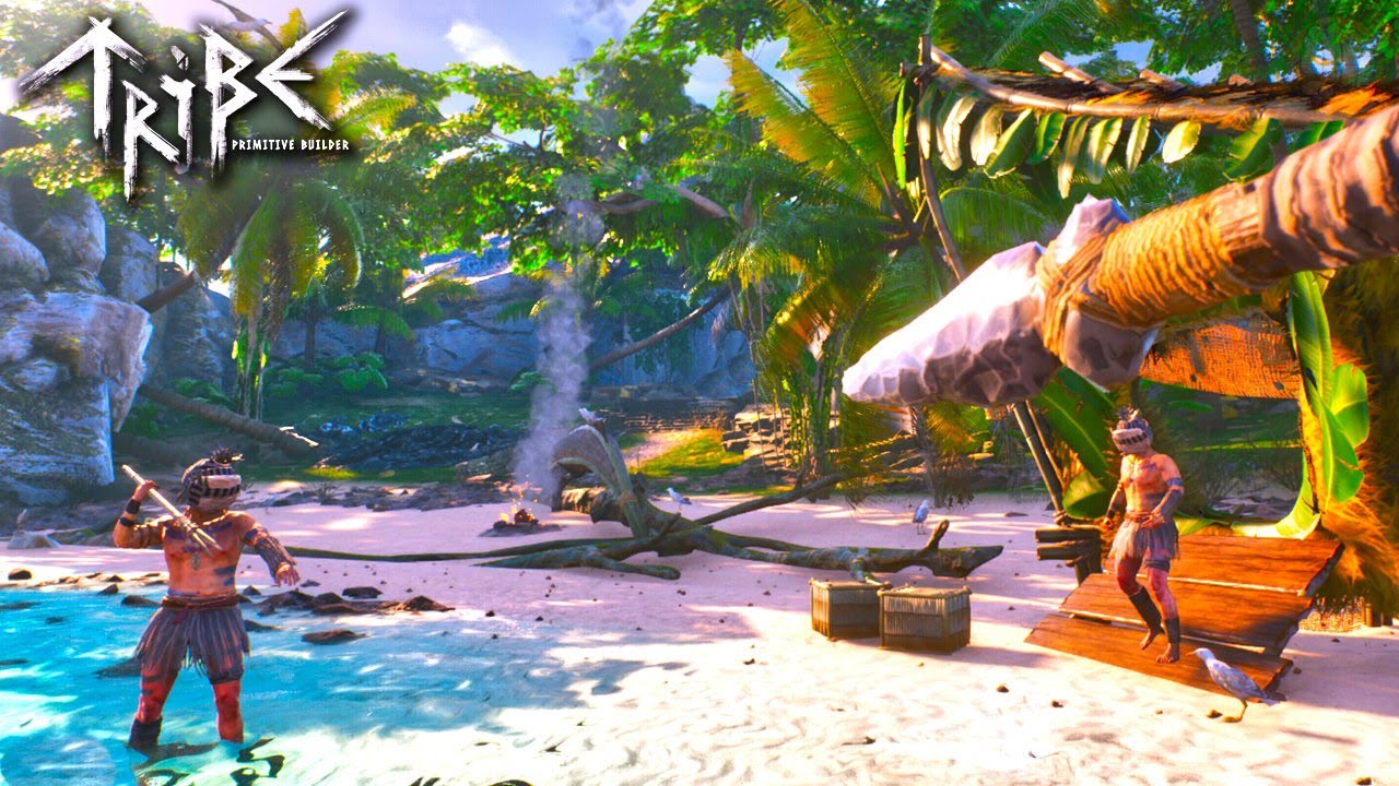 Tropical Island Survival | Tribe Primitive Builder Gameplay