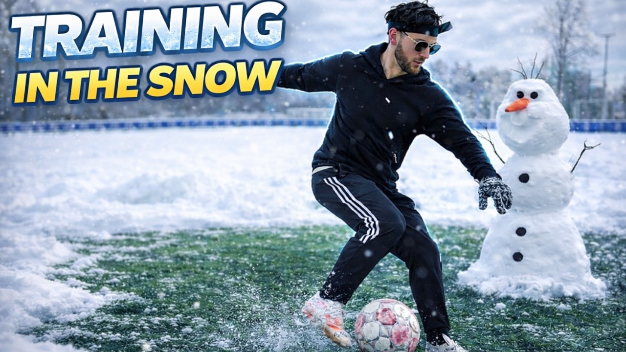 Football Training in the snow | Improve Your Skills