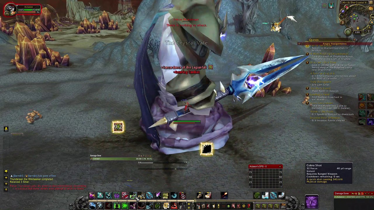 Killing Prince Thunderaan for Thunderfury