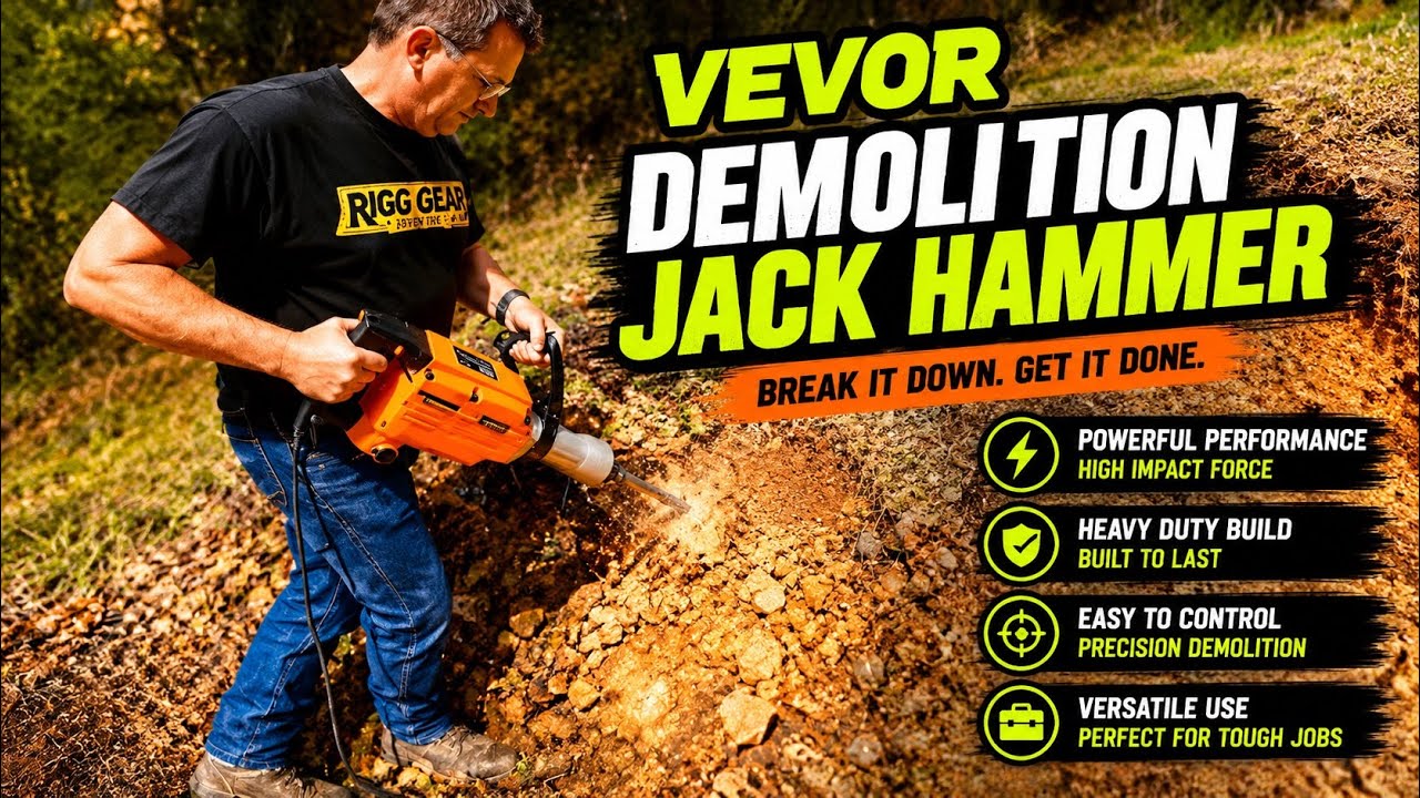 VEVOR Demolition Jack Hammer Review #jackhammer