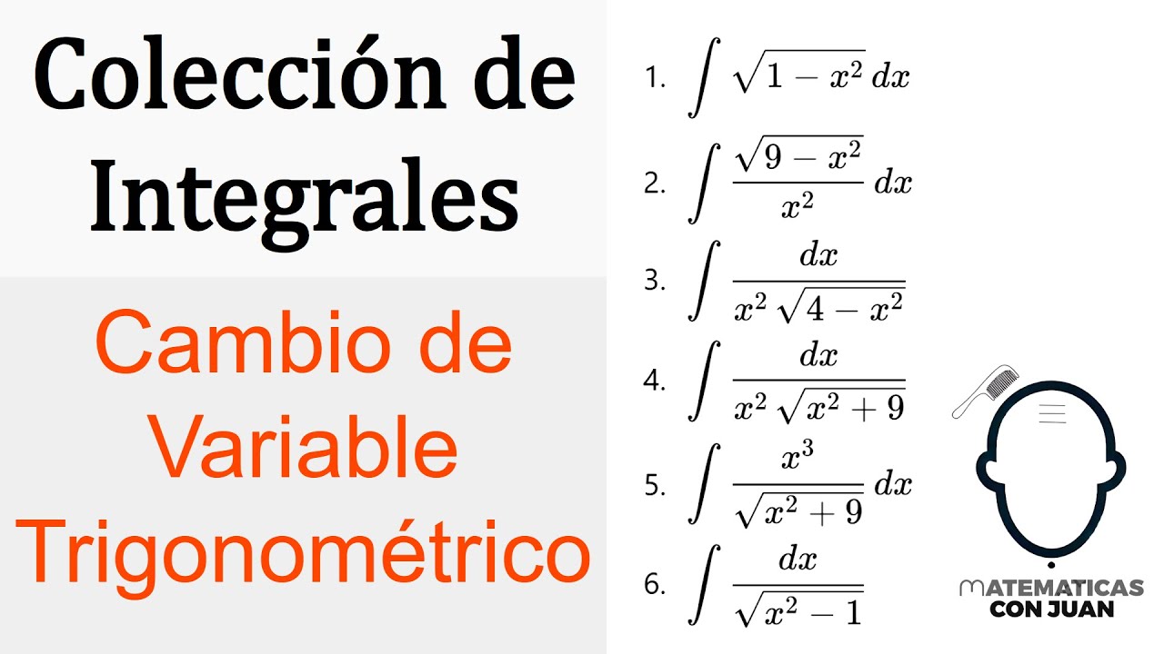6 INTEGRALES CON CAMBIO TRIGONOMÉTRICO. Técnicas de integración.