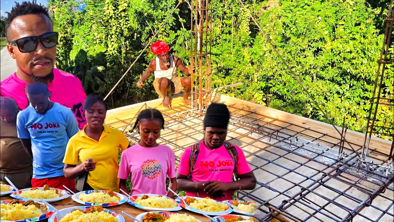 Project x || steel work finished for porch second level || Curry turkey neck w rice hikers paradise