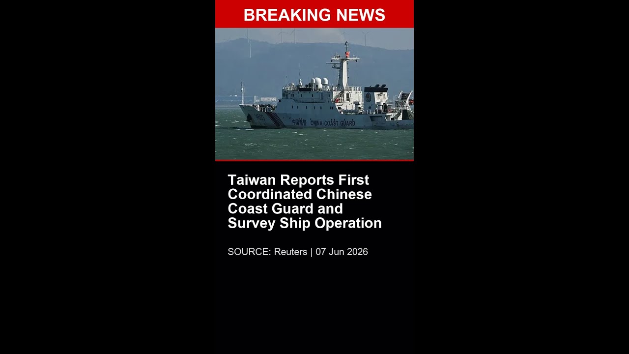 BREAKING: Taiwan Reports First Coordinated Chinese Coast Guard and Survey Ship Operation