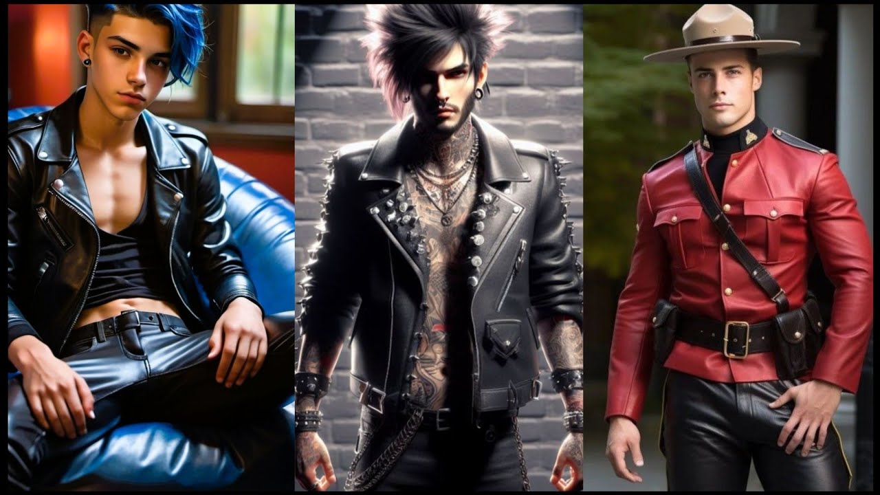 Super duper leather clothing Ideas for boys and Men.