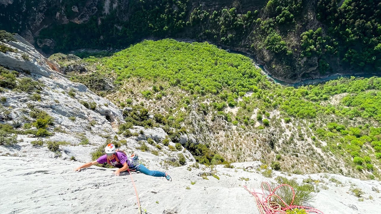Escalade au Verdon verdonnesque