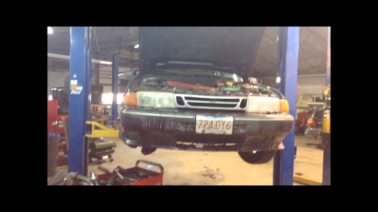 The sleeper Saab 9000 axle change and quick drive boost pull.
