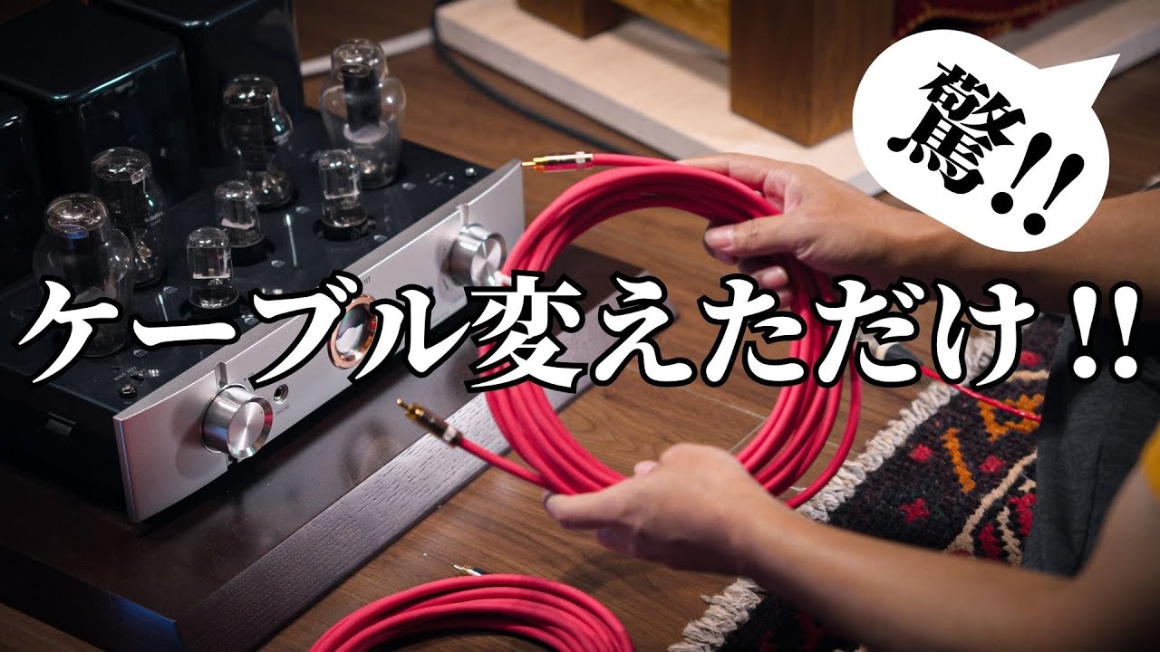 【真空管アンプ】ケーブルをベルデン8423 (XLRバランス) → 8412 (RCAアンバランス)に変更してみた。　#PROCABLE #JBL4343 #WE300B
