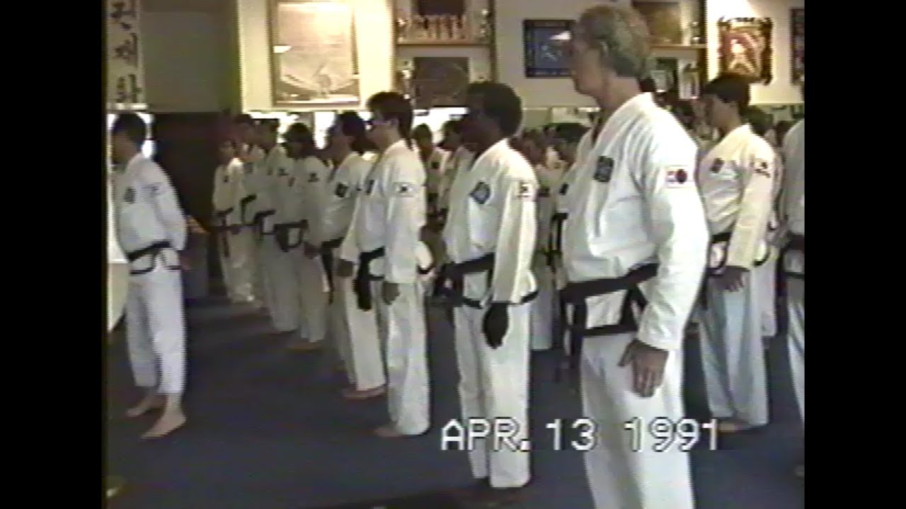 Black Belt Testing 1991 with Grandmaster Kwon, Jae Hwa