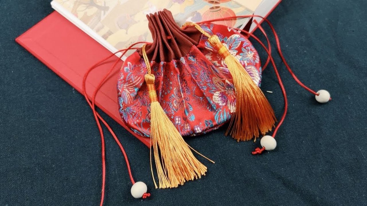 【香香手工】古时候人人必备的荷包，今天我们也来做一个吧