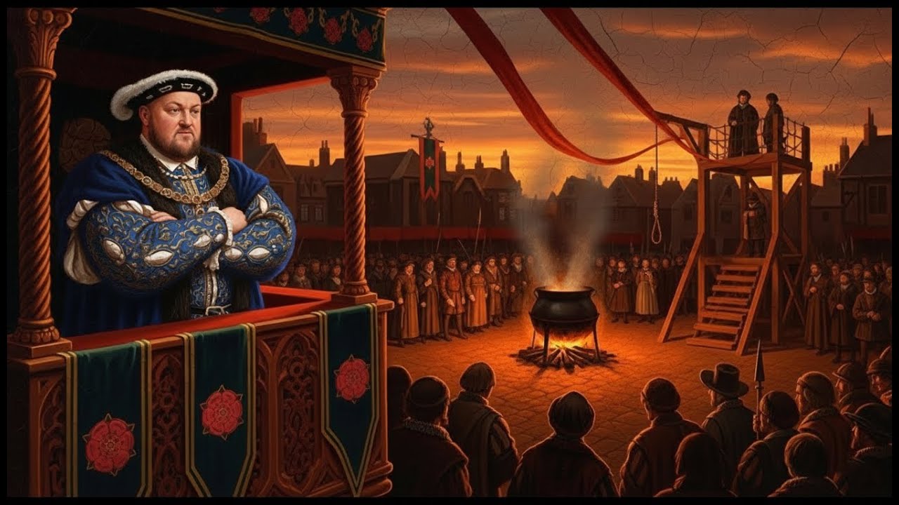Burned to Death by Decree: Henry VIII’s Most Brutal Execution Law Revealed
