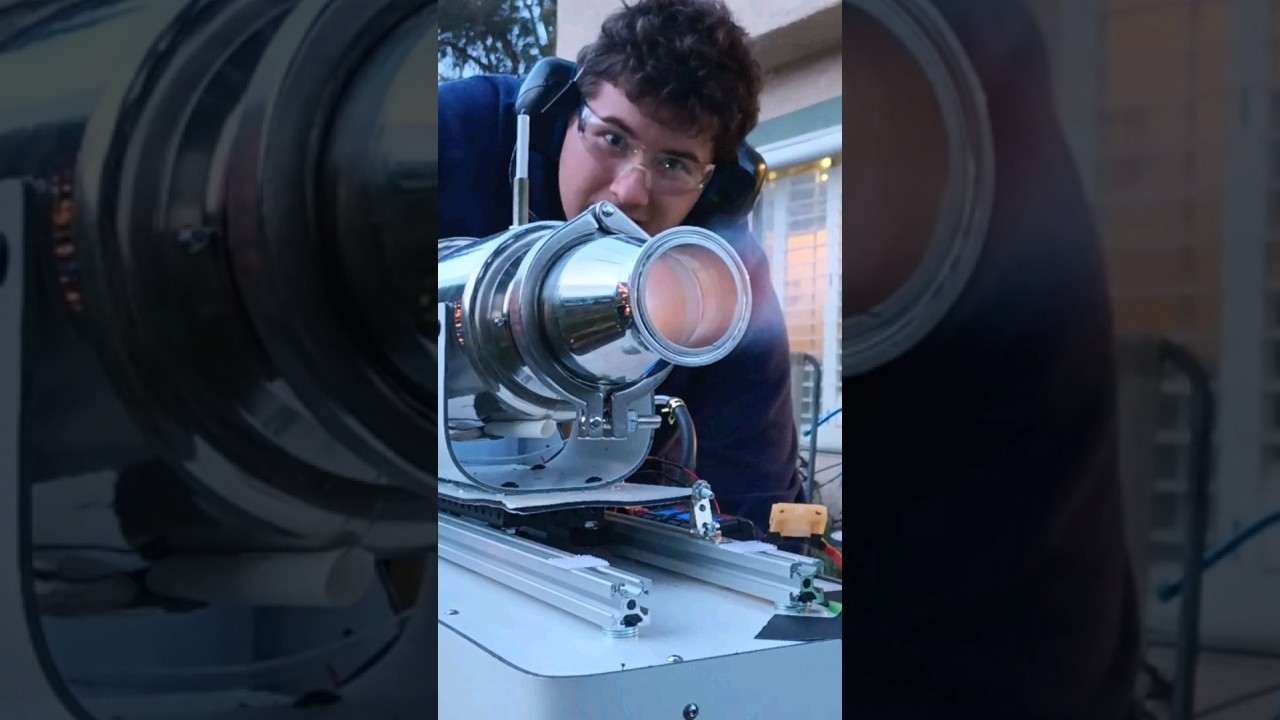 the first test did not go as planned... #jet #turbine #diy