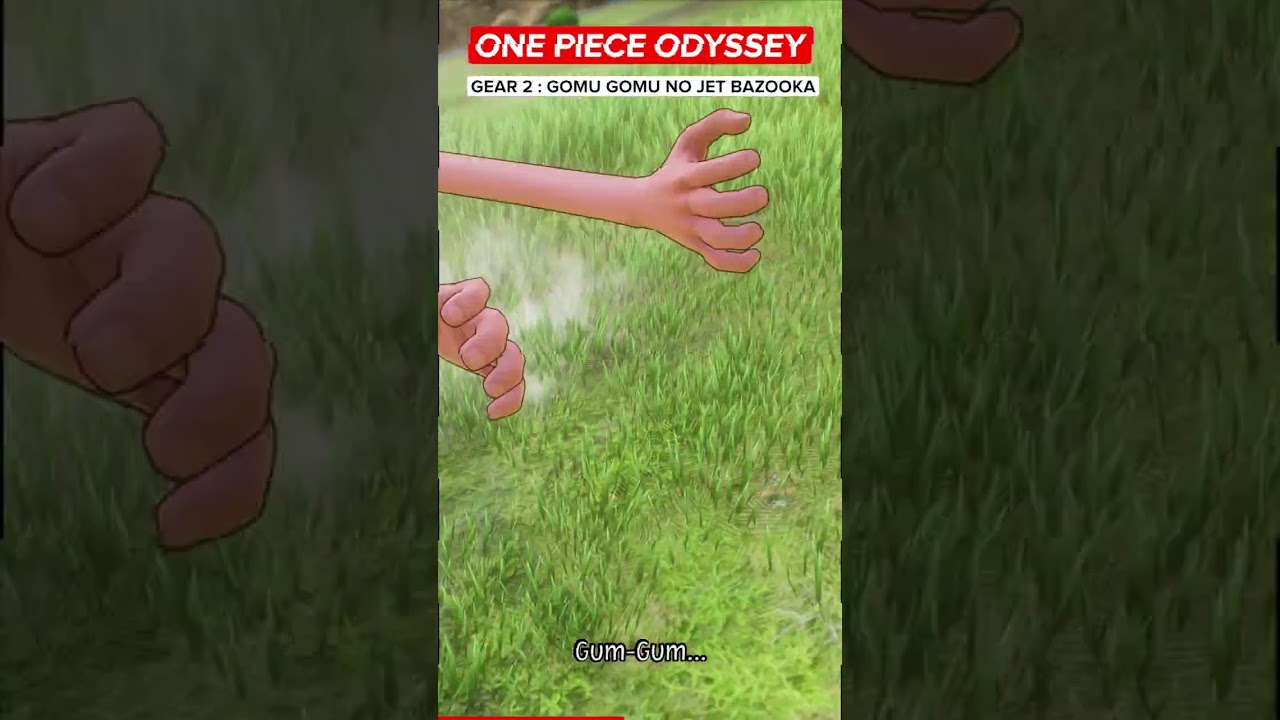 ONE PIECE ODYSSEY - GEAR 2 : GOMU GOMU NO JET BAZOOKA | Monkey D. Luffy | [4K 60FPS] #shorts