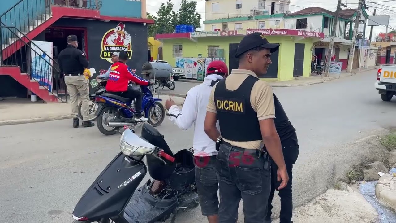 DICRIM realiza operativo preventivo en sectores de San Francisco de Macorís