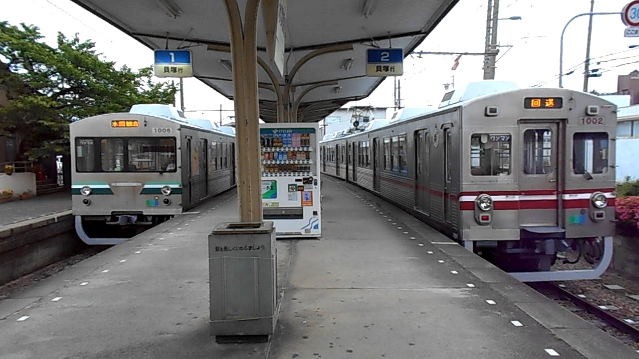【元東急7000系】水間鉄道1000形電車　16.05.15