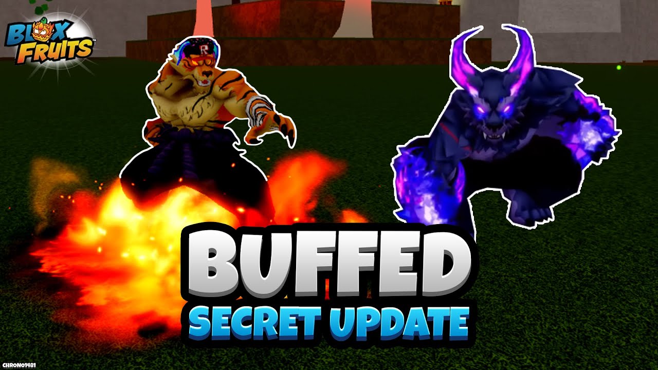 Tiger and Werewolf got BUFFED and its OP! (Blox Fruits Secret Update)