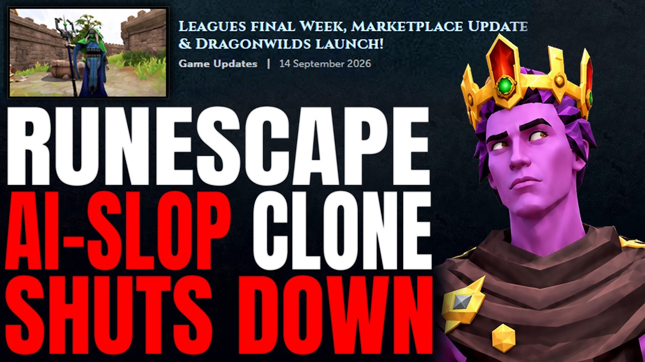RuneScape AI Slop Clone Shuts Down