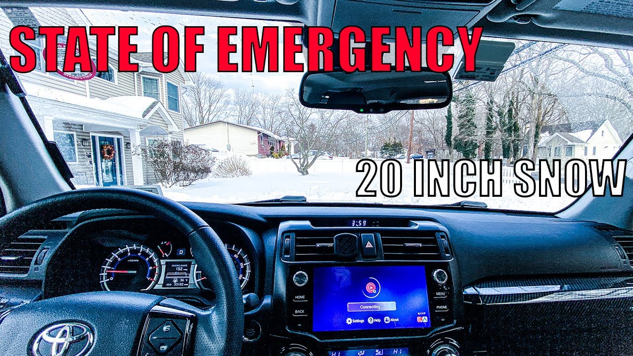 TOYOTA 4RUNNER POV - DANGEROUS SNOW CONDITIONS