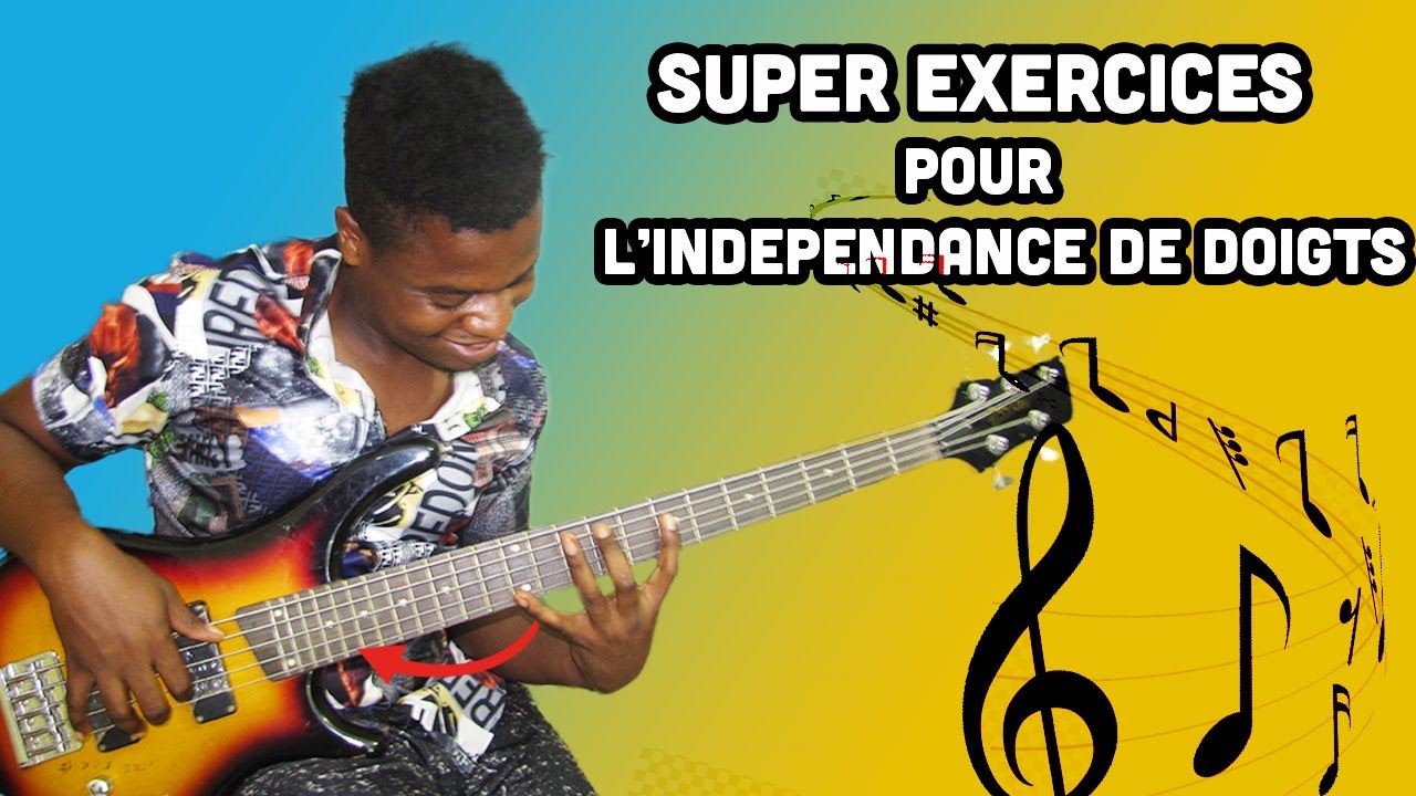 tuto basse débutant [ EXERCICES D'INDEPENDANCE A LA BASSE ] BASSE