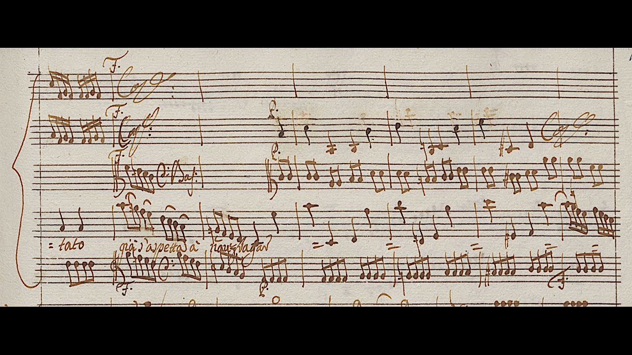 VIVALDI | Griselda, RV 718 | Agitata da due venti | Original manuscript